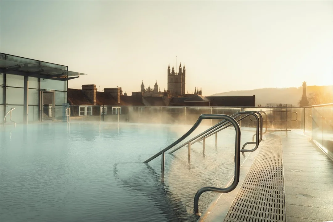 Thermae Bath Spa hen party activity in Bath