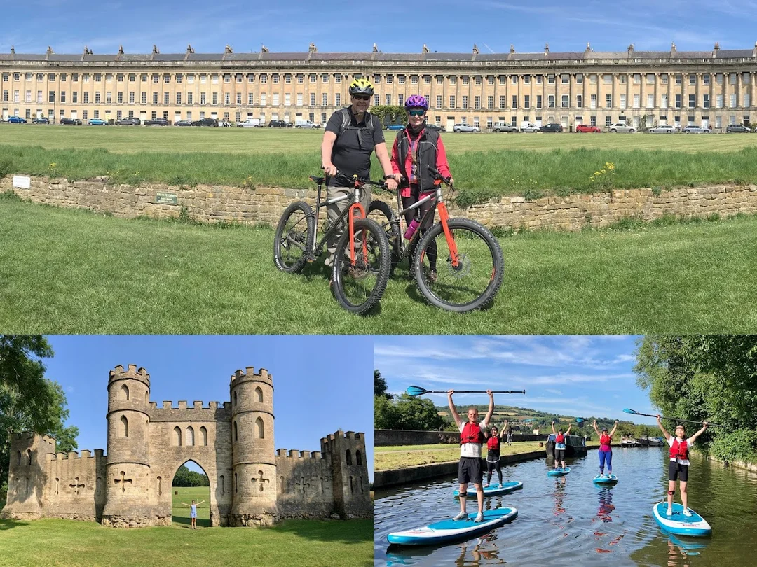 Wild Swim Bike Run hen party activity in Bath