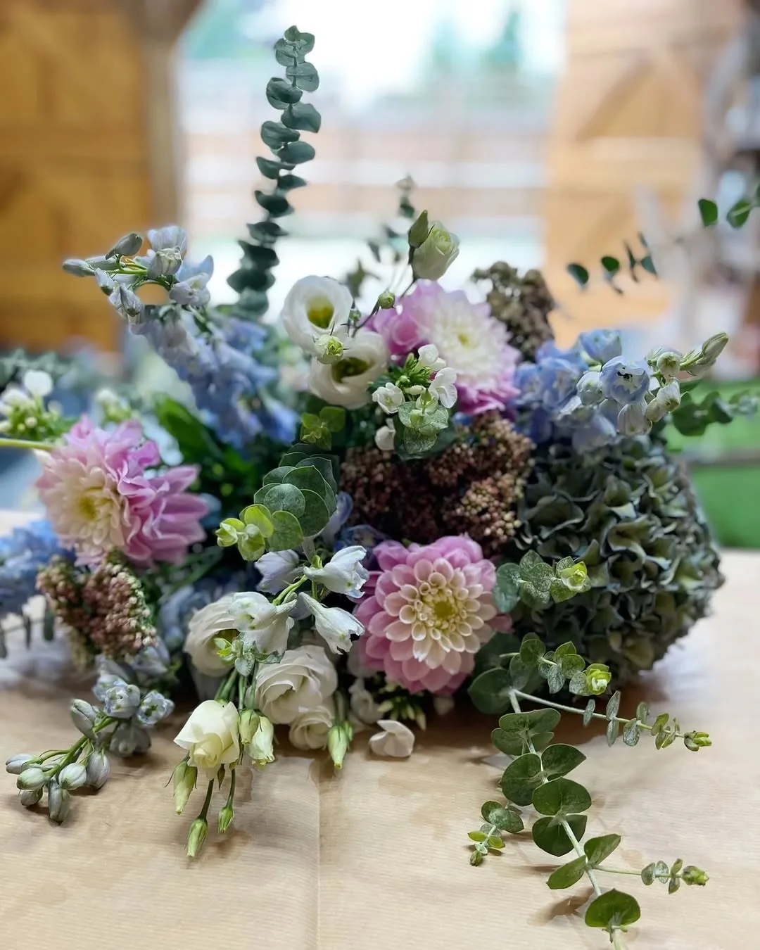 Flowers by Elizabeth Jane hen party activity in Cambridge