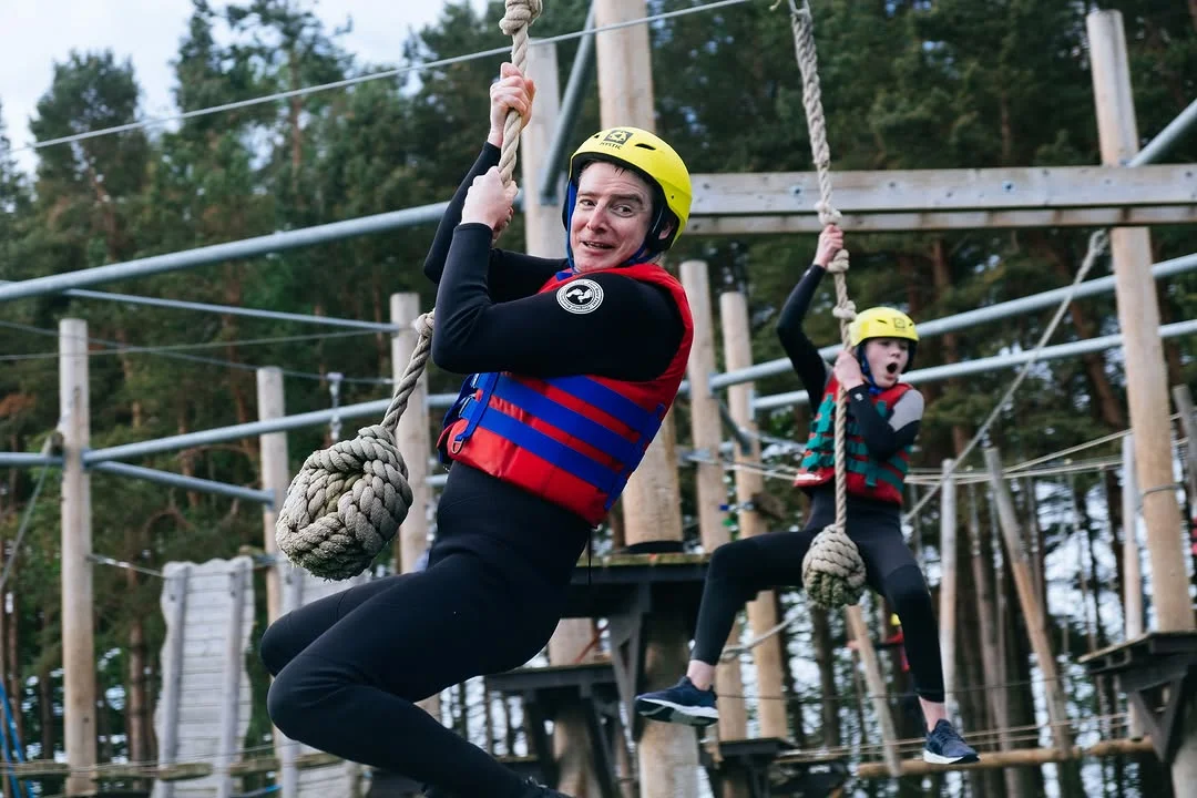 Fox Lake Adventures hen party activity in Edinburgh
