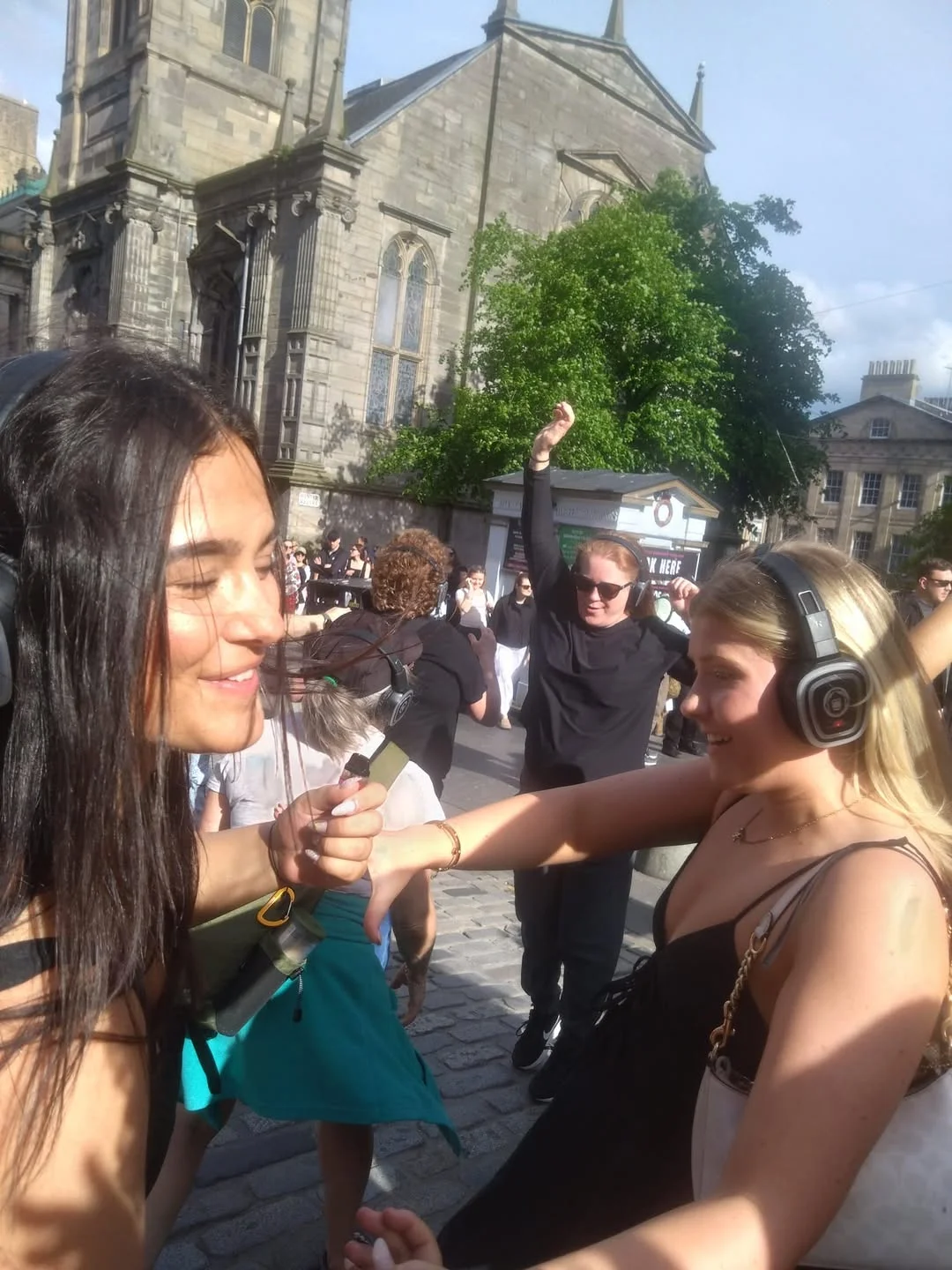 Silent Adventures hen party activity in Edinburgh