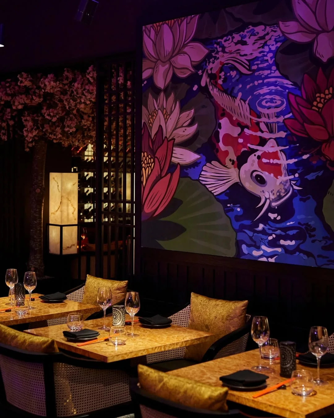 Tattu hen party activity in Leeds