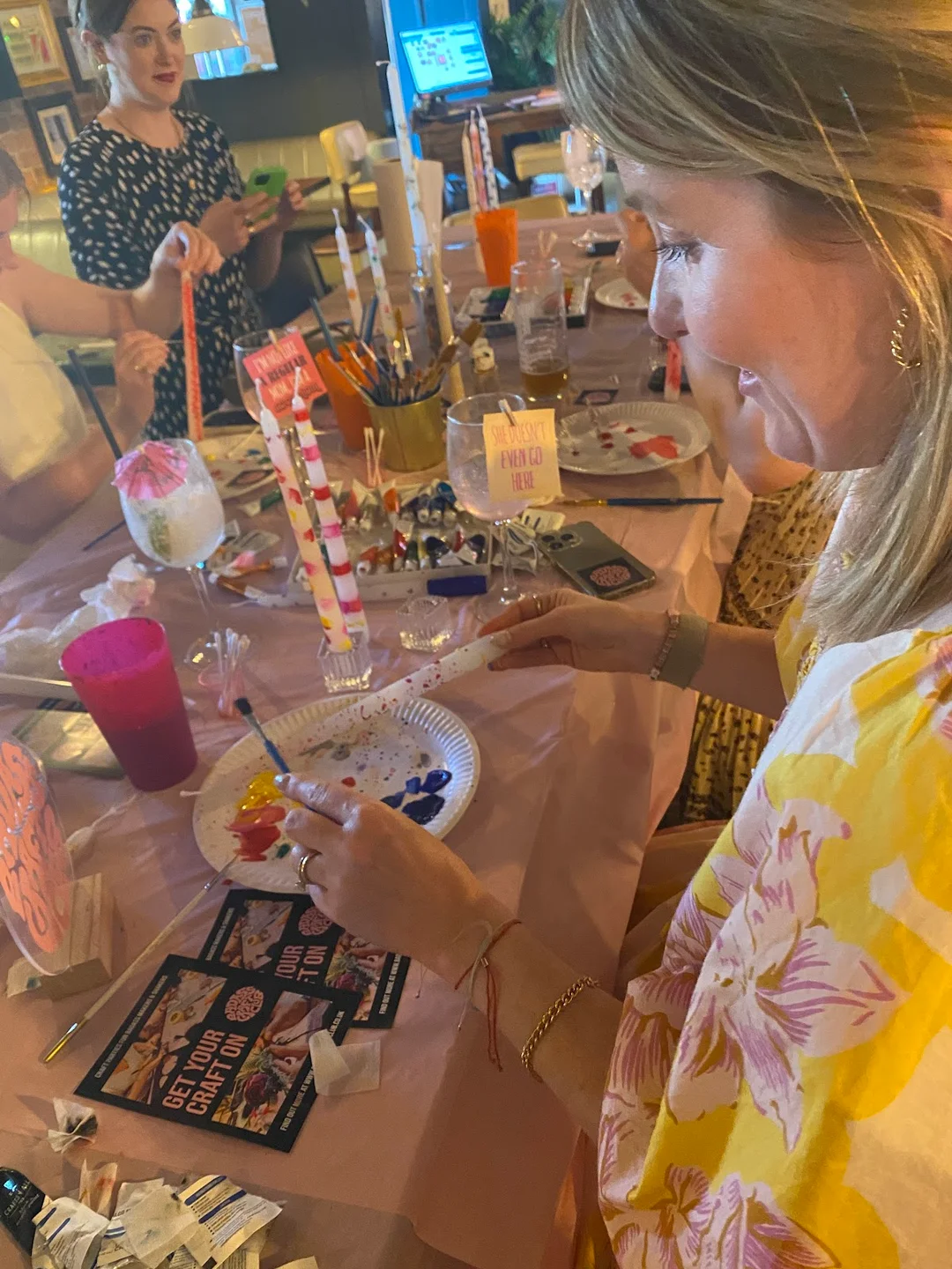 Badass Craft Club hen party activity in Liverpool