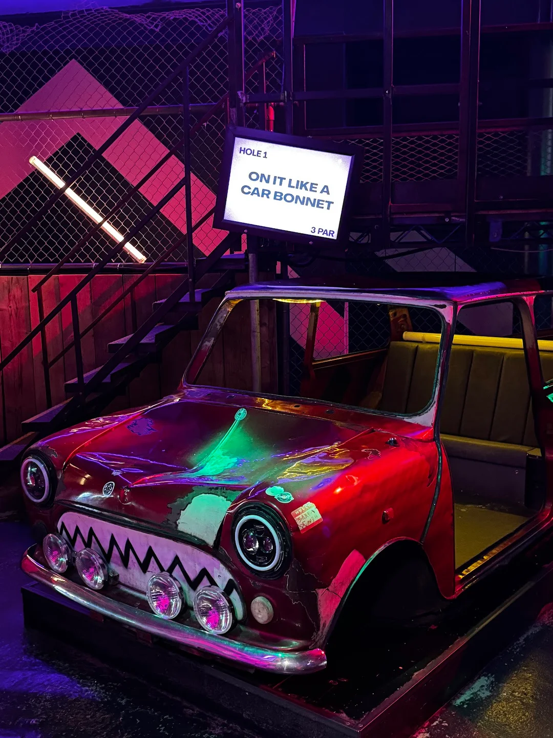 Junkyard Golf Club Manchester hen party activity in Manchester