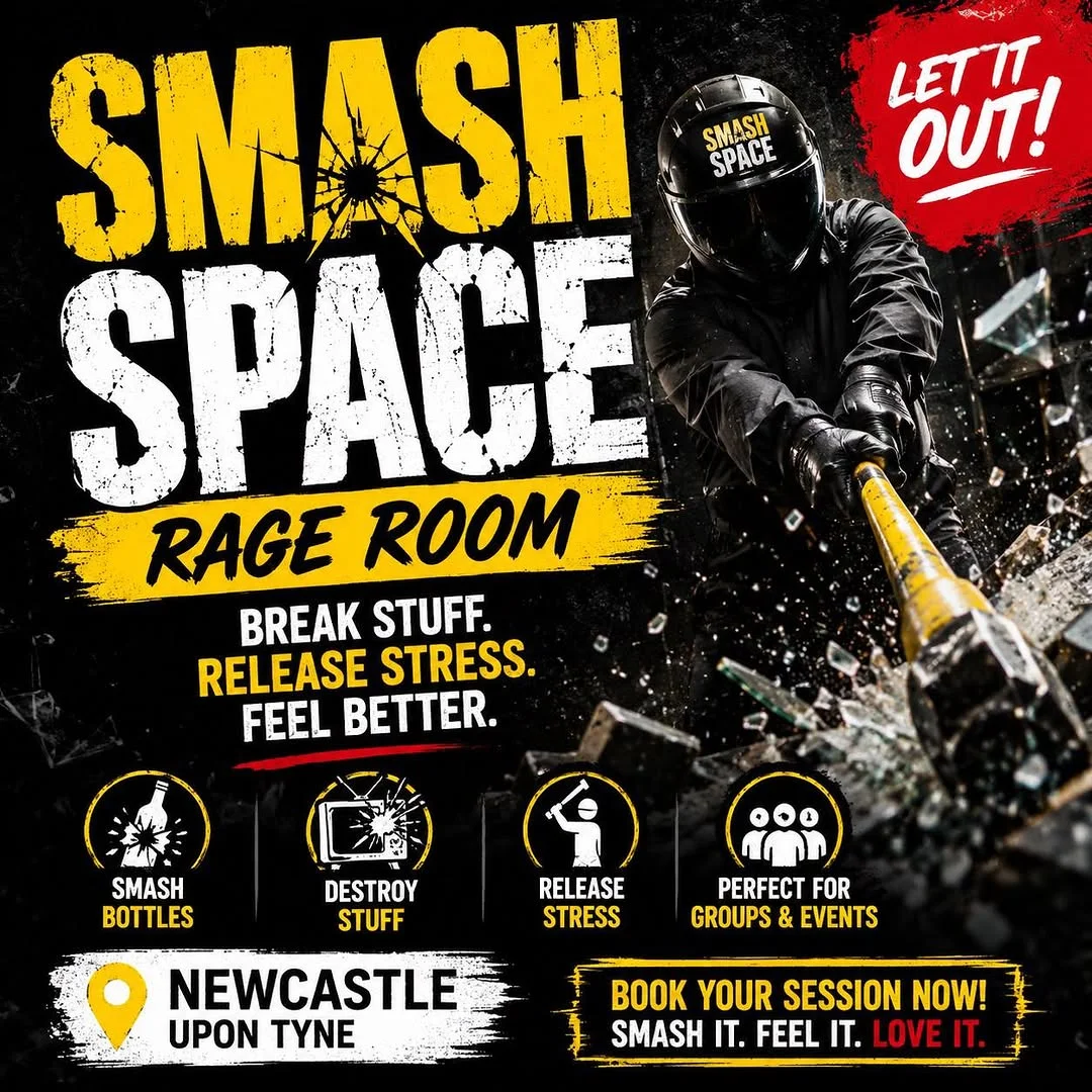 Smash Space hen party activity in Newcastle