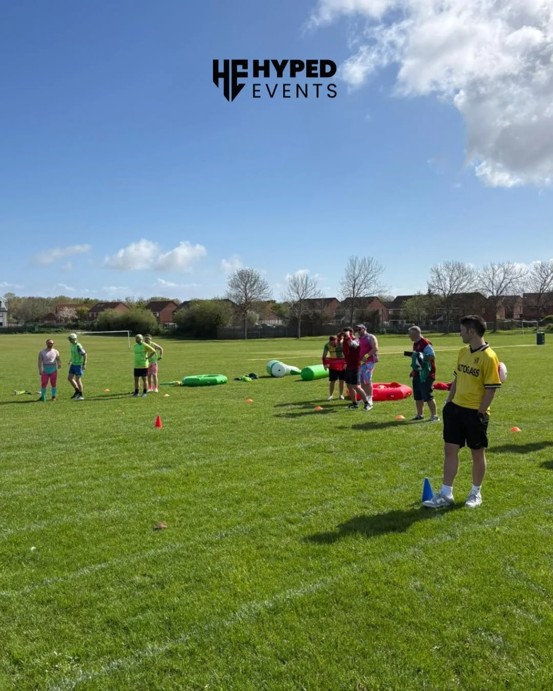 Hyped Events hen party activity in Weymouth
