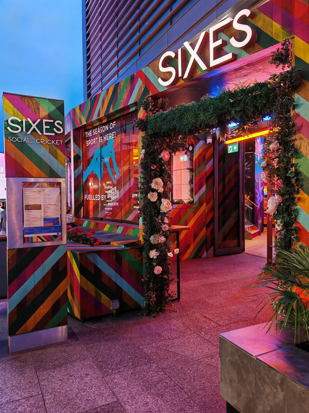 Sixes Social Cricket hen party activity in Leeds