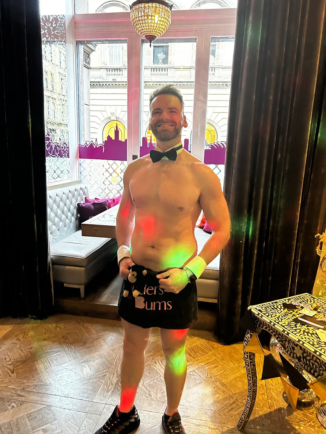 Butlers with Bums hen party activity in Bournemouth