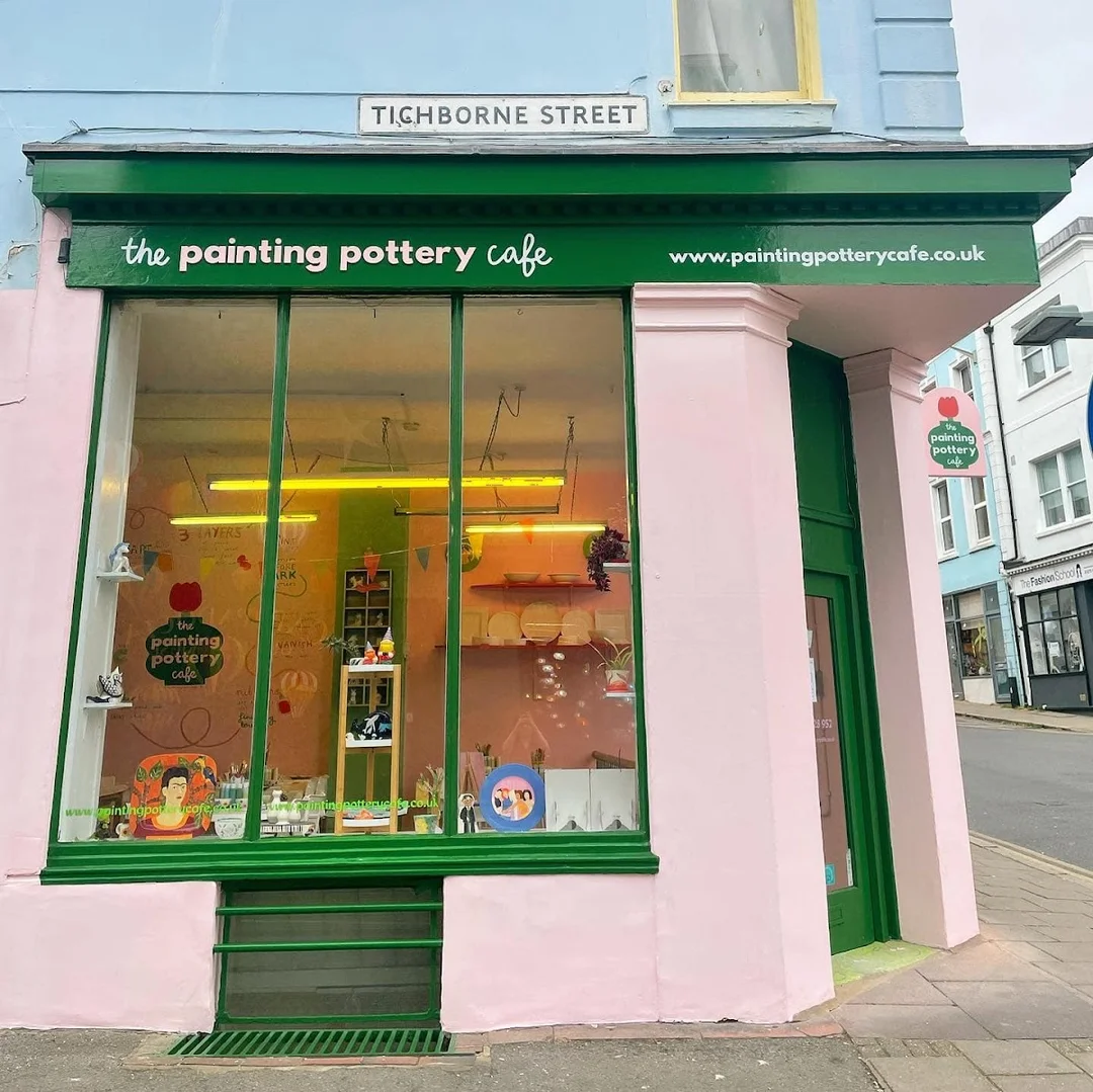 Pottery Painting Cafe hen party activity in Brighton