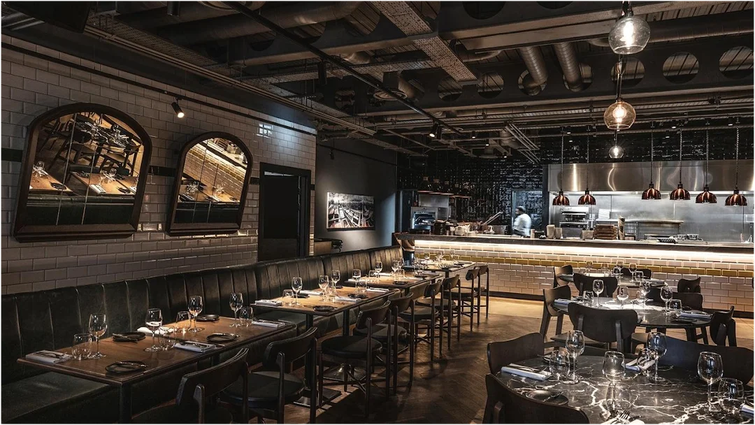 The elegant interior of Gordon Ramsay