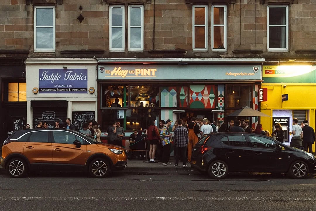 The Hug and Pint hen party activity in Glasgow