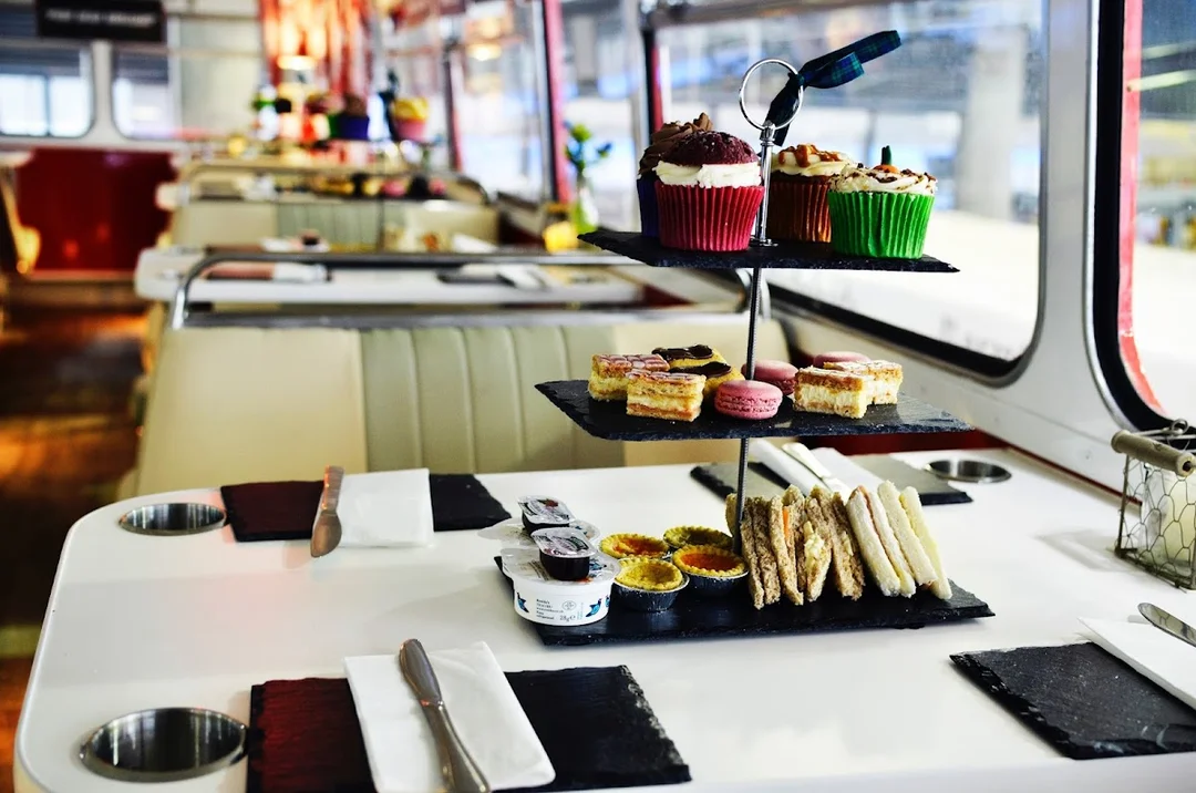 The Red Bus Bistro hen party activity in Glasgow