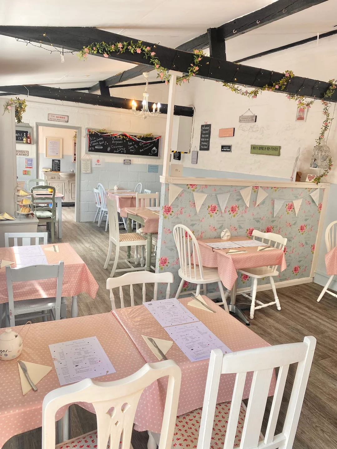 Parlour Tearoom at Viables Craft Centre hen party activity in Hen Party Ideas Hampshire