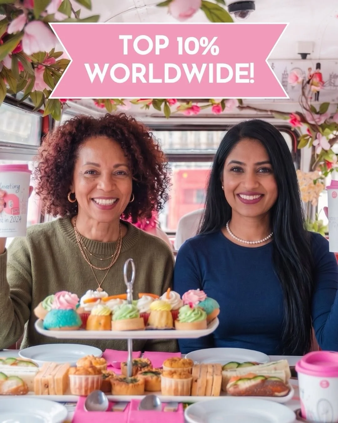 TOP 10% OF THINGS TO DO WORLDWIDE... AGAIN! 🤩
We are so thrilled that we are in the TOP 10% for the second year running! London really does love our Afternoon Tea Bus Tours 🩷
To our incredible team and every single guest who’s stepped onboard, thank you! Every booking, every celebration, every moment shared with us across London has made this possible, and we couldn’t be more grateful 🥹
We’re so proud, so excited, and so ready for another year of delicious and iconic afternoon tea through iconic London sightseeing ✨
Ready to hop onboard? Link in bio 🥂
#MakingLondonSmile #TripadvisorAwards #BrigitsBakery #LondonAfternoonTea #London