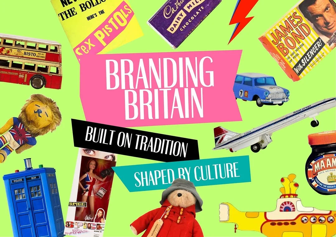 The colourful and nostalgic Time Tunnel exhibit inside the Museum of Brands.