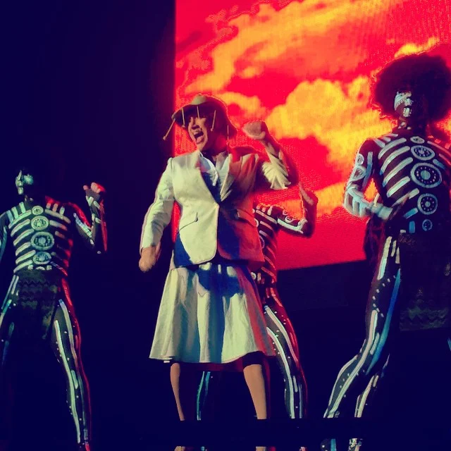 A spectacular drag performance on stage at Boulevard, Newcastle