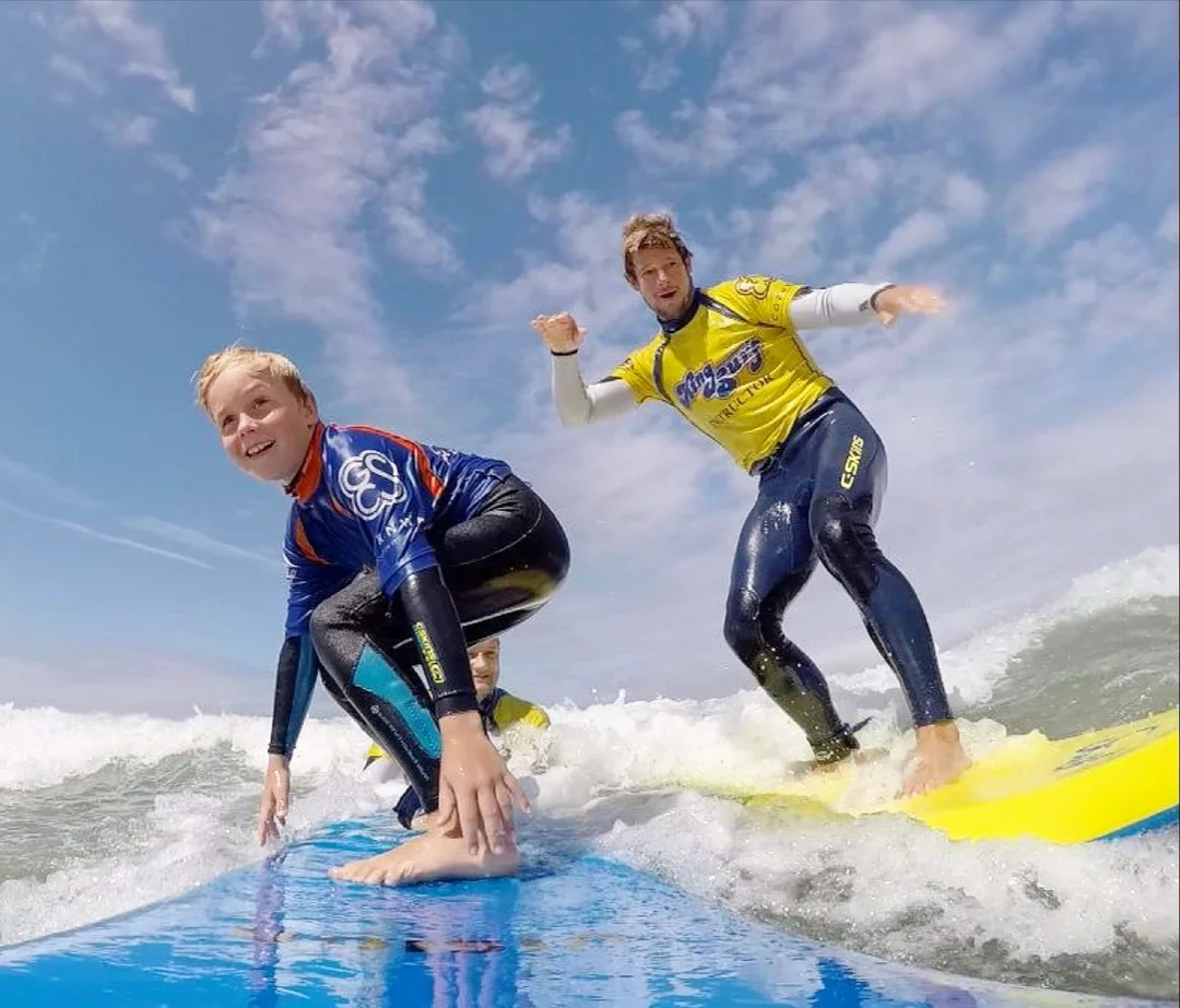 Kingsurf Surf School hen party activity in Newquay
