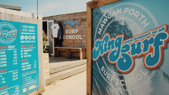 Kingsurf Surf School hen party activity in Newquay